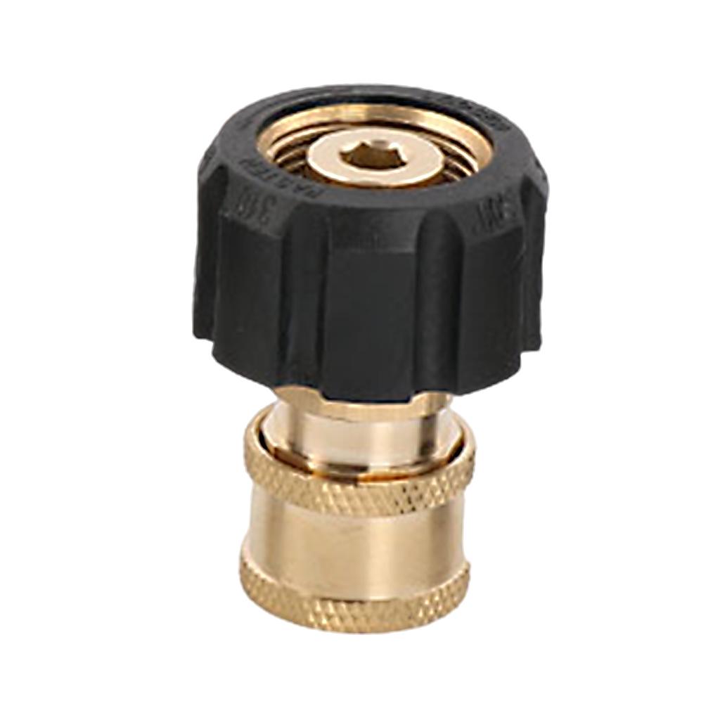 Pressure Washer Adapter M22 14mm Quick Connect for Garden Copper A