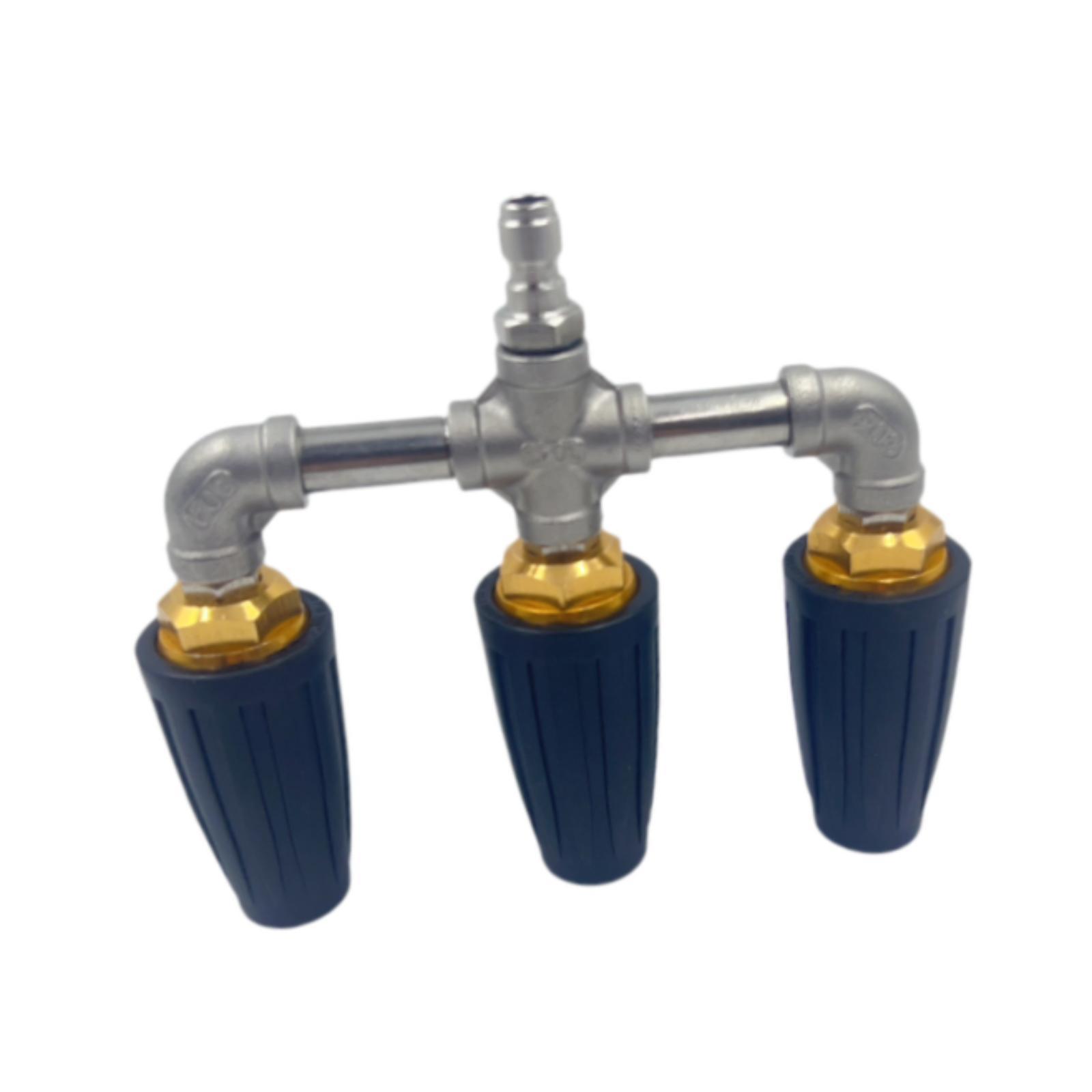 Pressure Washer Triple Nozzle Brass