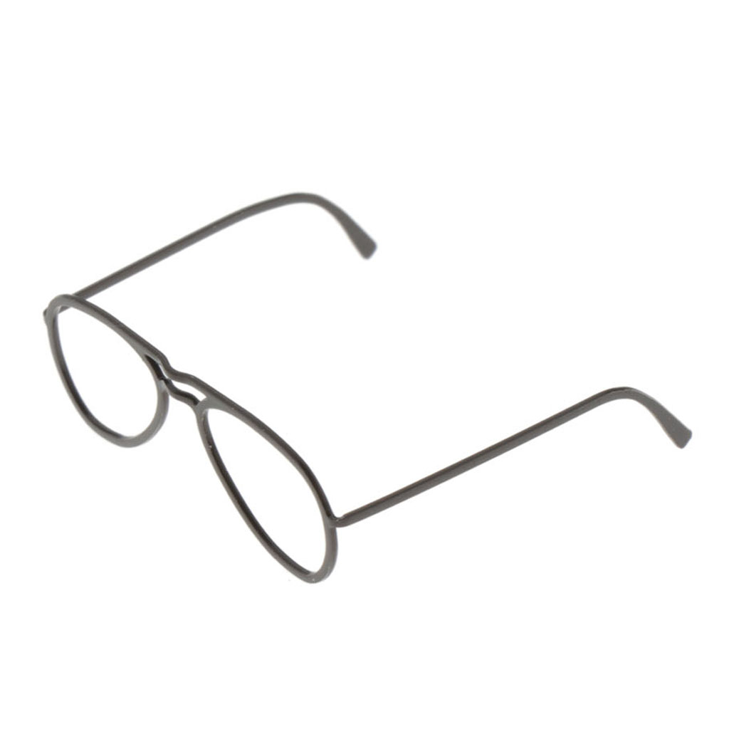 1/6 Scale Glasses Frame Black