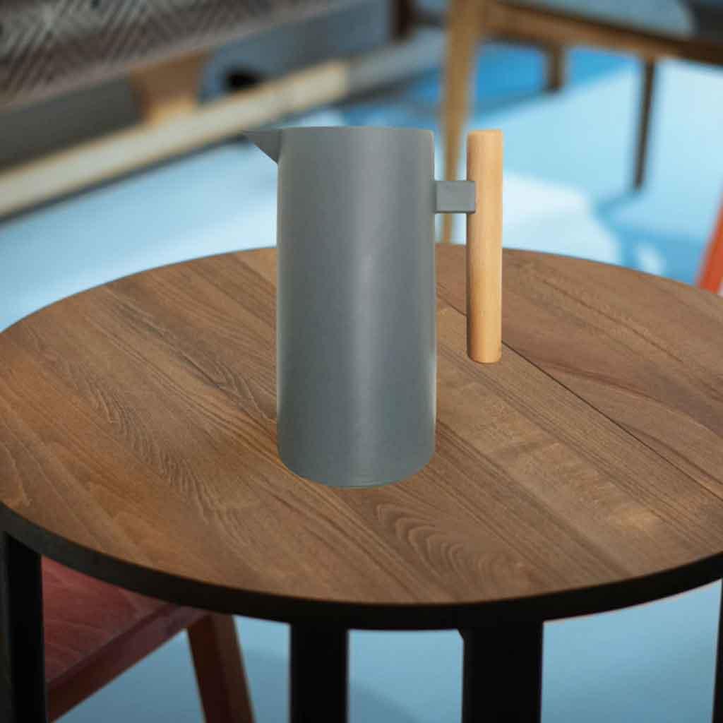 Portable 1000ml Kettle Hot Water Bottle Household Teapot Kettle Red