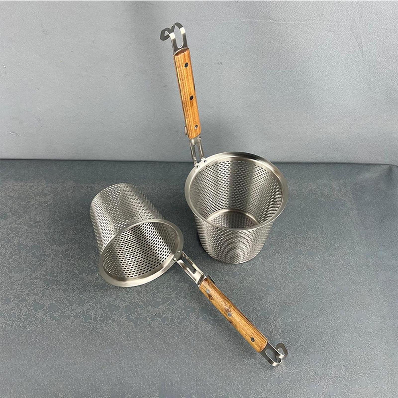 Food Strainer Sieve Kitchen Strainer for Deep Fried Foods Pasta 16cm