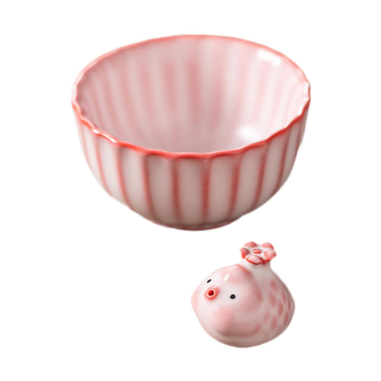 Ceramic Teacup with Tea Pet