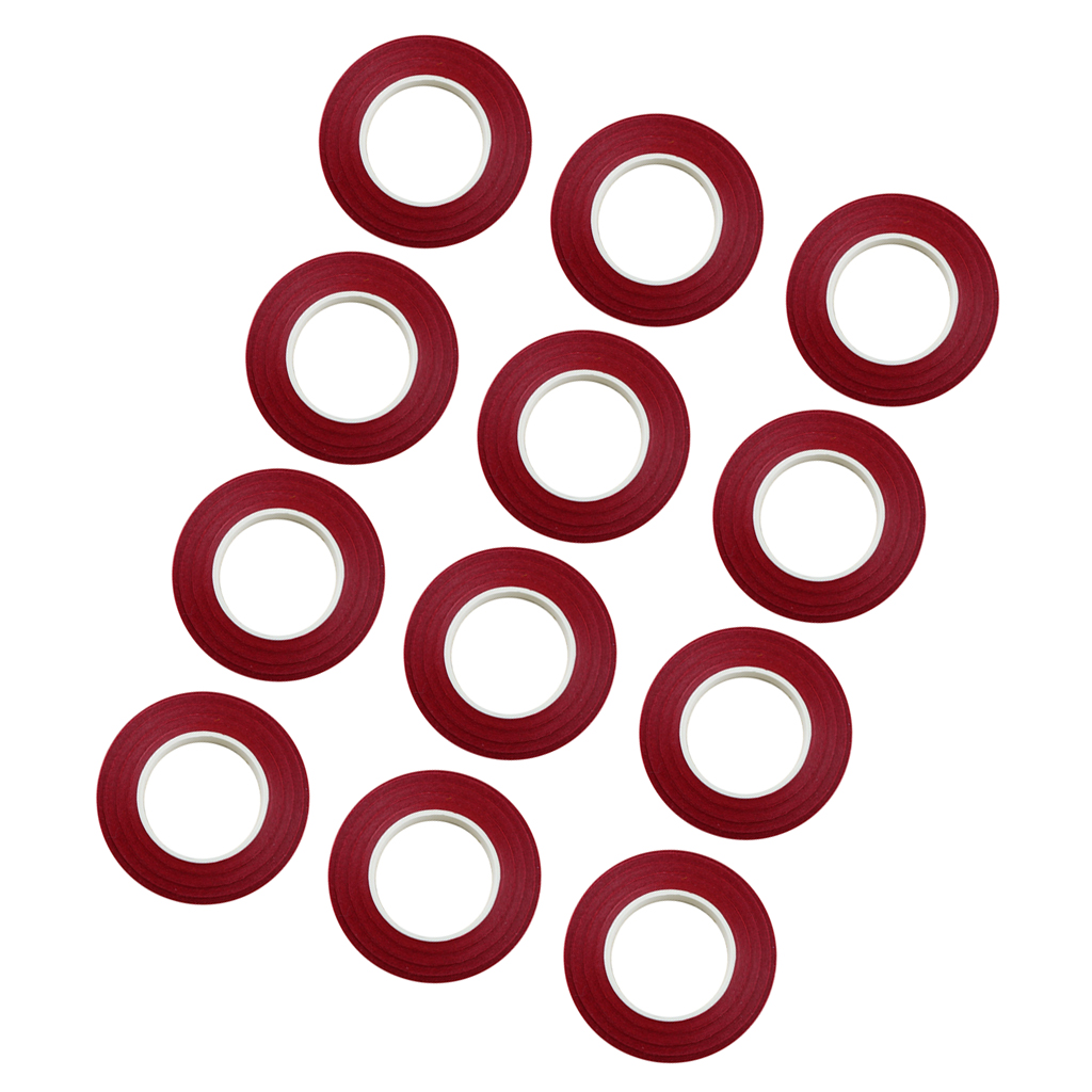 12pcs Elastic Wrap Florist Stem Tape Wire Floral Work Floral Resealable