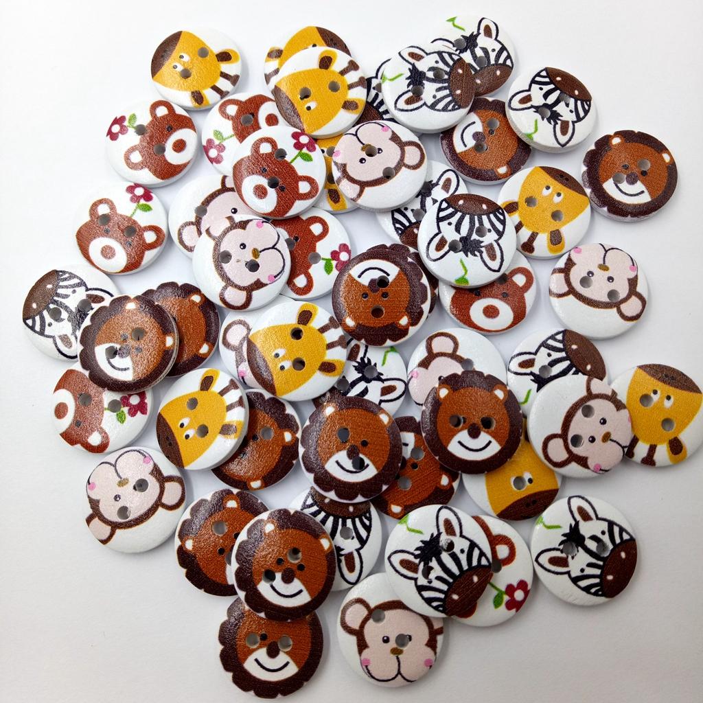 Wood Buttons 20mm