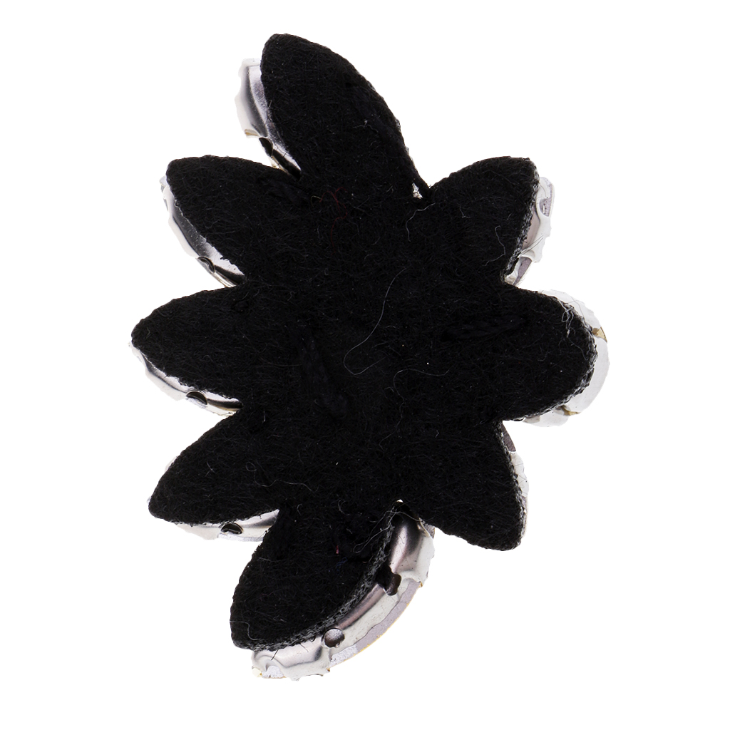 Buttterfly Glass Rhinestone Beaded Patch Applique for Clothing Sewing Yellow