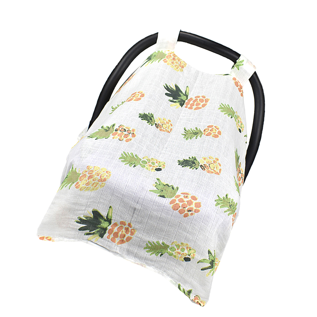 Baby Seat Cover Sunshade Car Cover Nursing Covers Pineapple