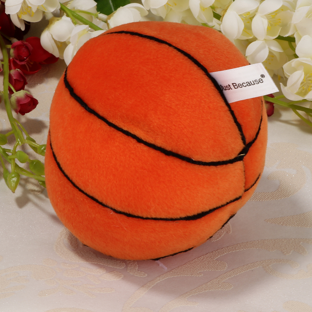 Kids Plush Non-toxic Sound Control Sports Ball Beating Toy Basketball