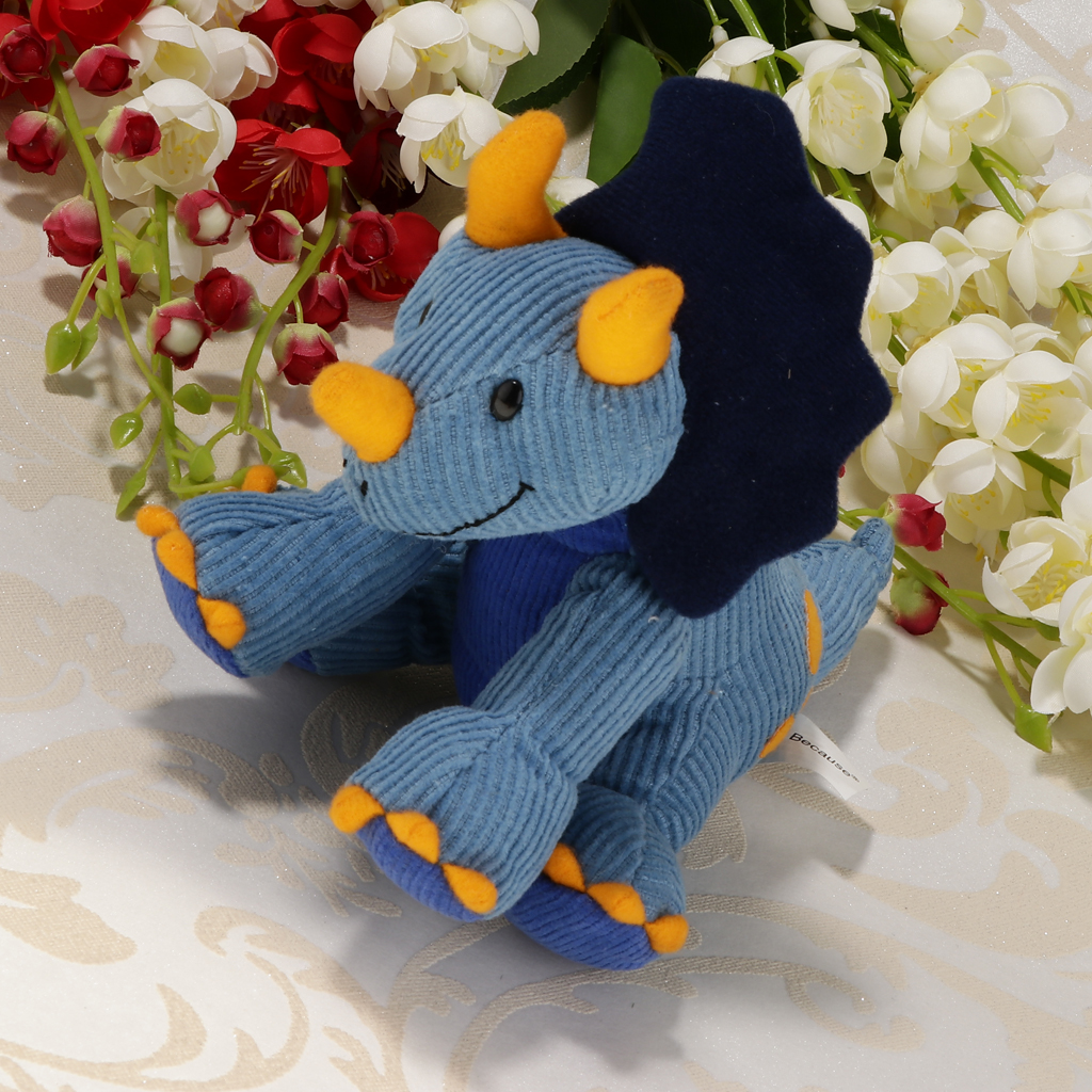 Cartoon Plush Stuffed Dinosaur Animal Dolls Soft Toys Toy Triceratops Doll