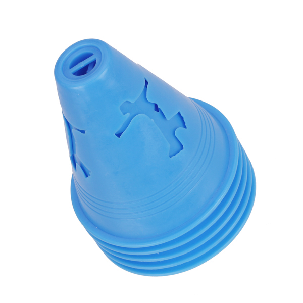 5Pcs Hollow-out Slalom Cones for Slalom Skating Cone Skating - Blue