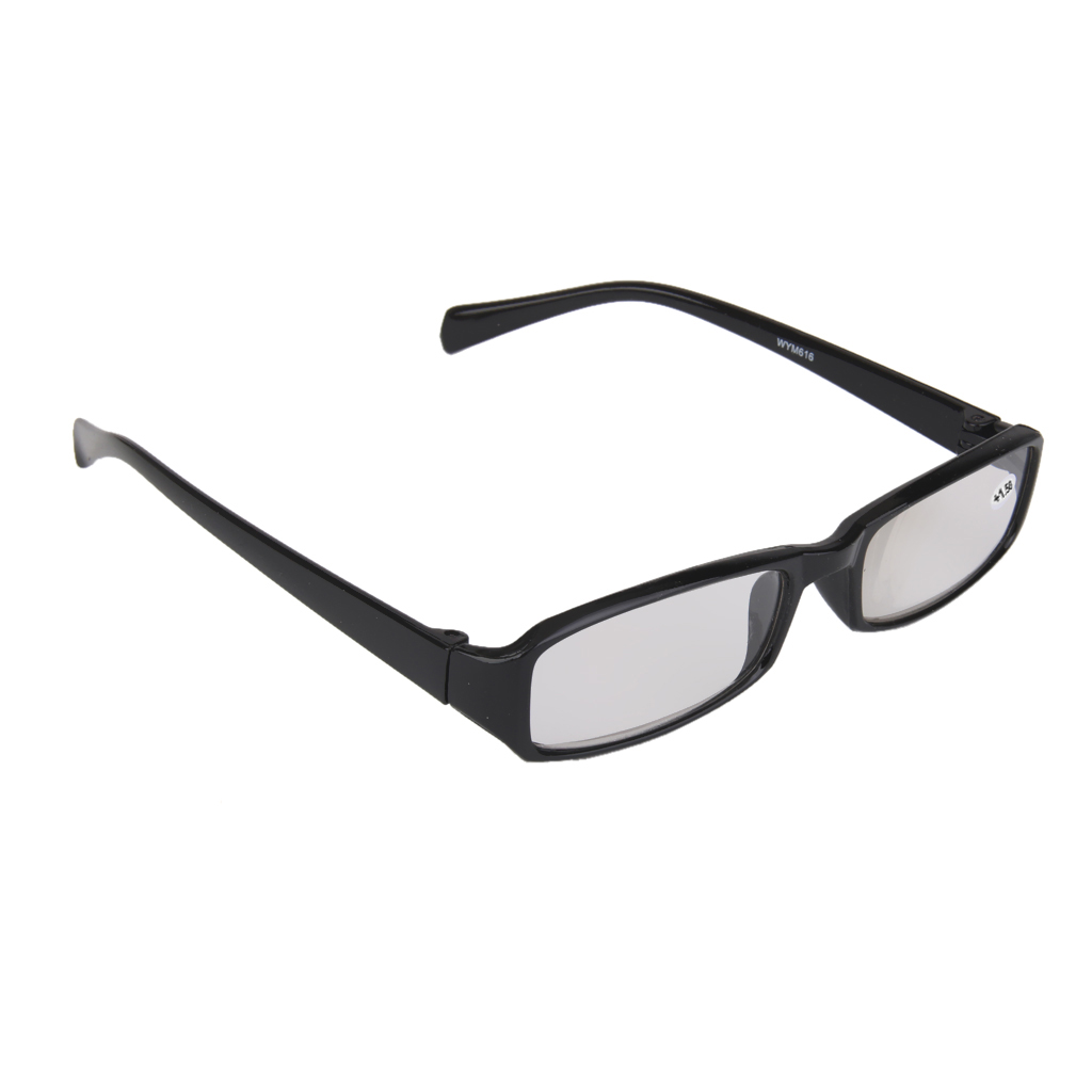 Unisex Presbyopia Presbyopic Eyewear Eyeglasses Reading Glasses Black +1.5