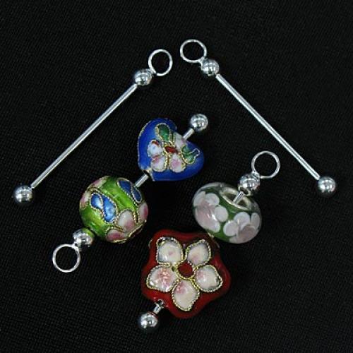 U Bead It Changeable Pendants - Silver Plated 1 1/2 inch (10)