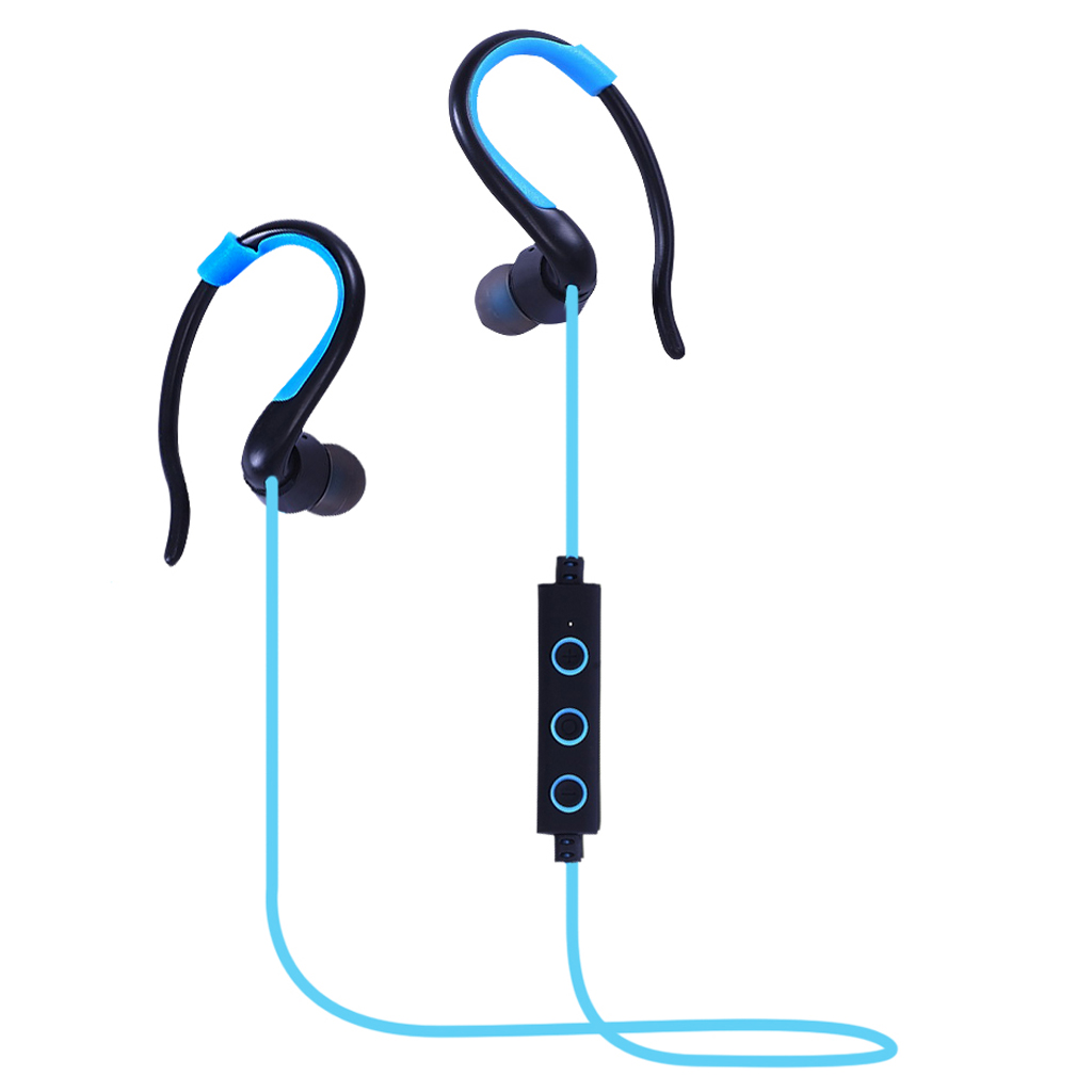 Huast Bluetooth Headset Sports Earphone Blue