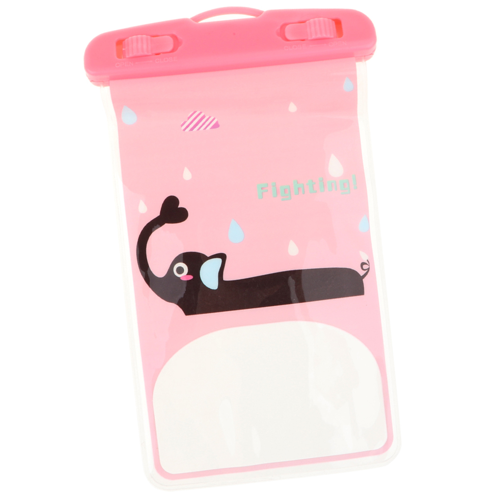 Elephant Cartoon Waterproof Phone Case Anti-Water Pouch Dry Bag Cover