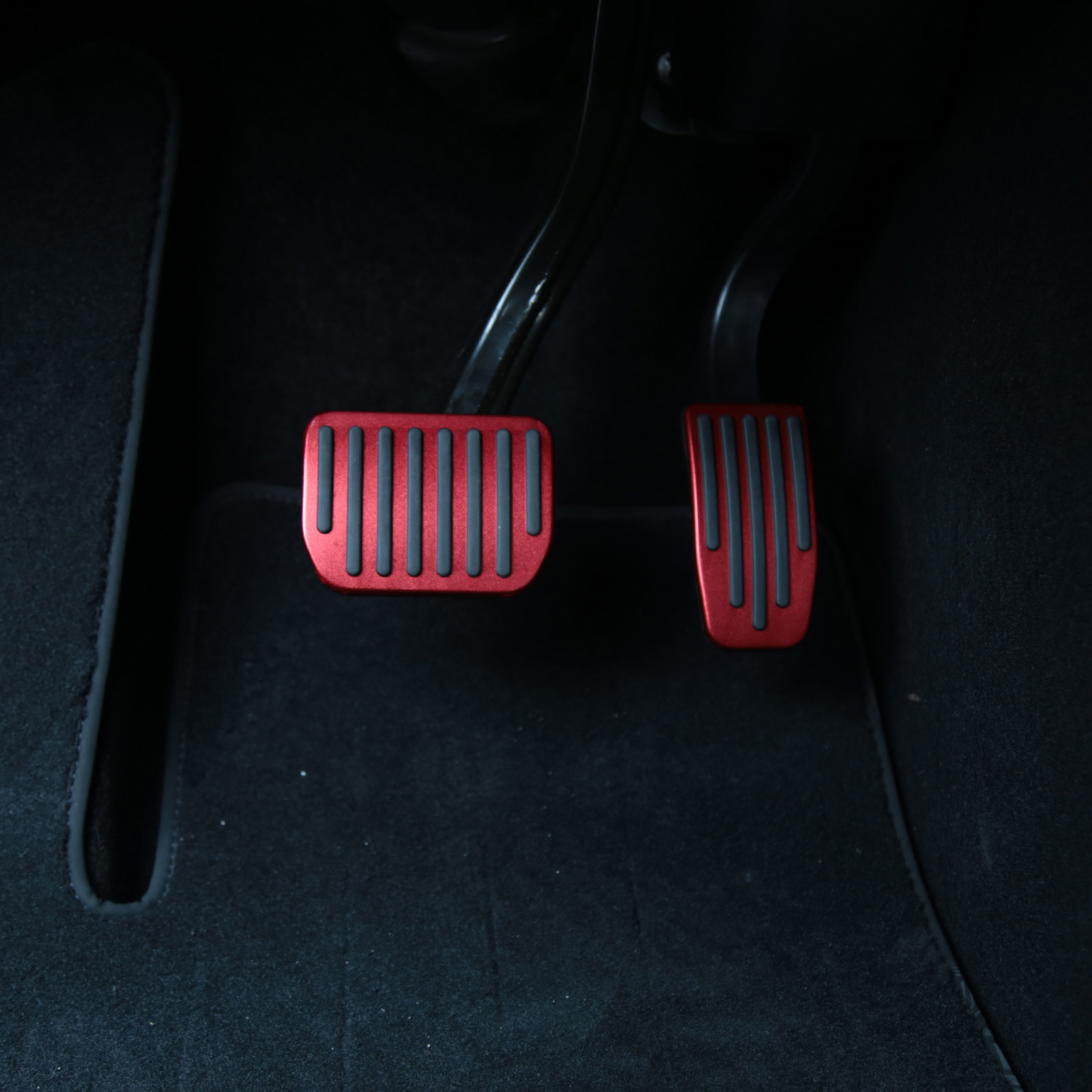 Car Foot Pedal Pads Covers for Tesla Model 3 Y Car Styling Set of 2 Red