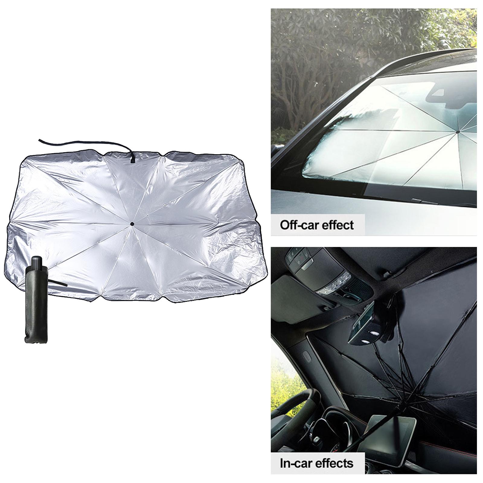 Car Sun Shade Windshield Parasol Front Window Sunshade Small 65x125cm