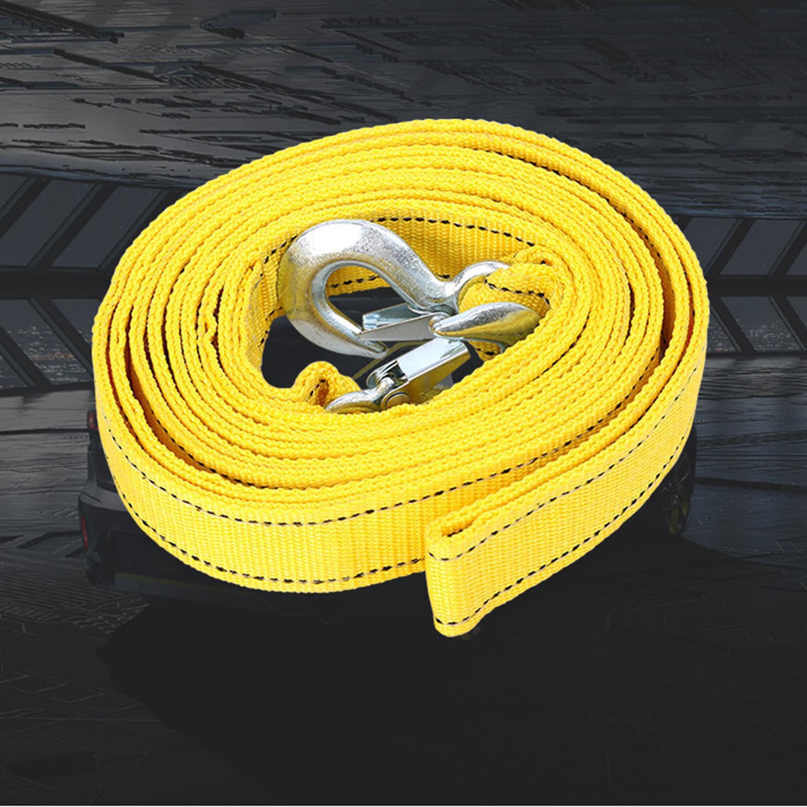 Tow Rope for Vehicles 5T Capacity Well Made Accessories Truck Recovery Strap 5m