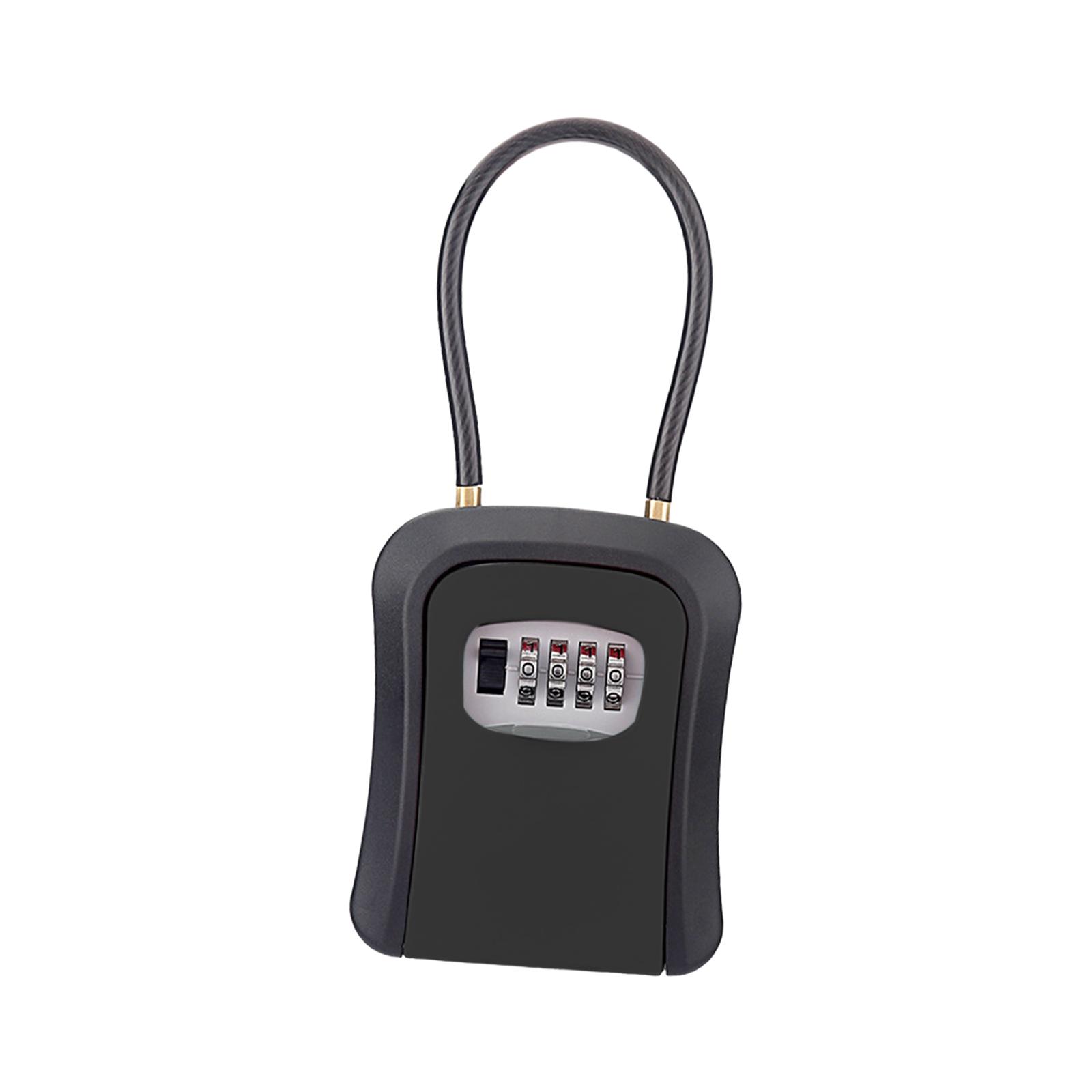 Key Storage Lock Box Black