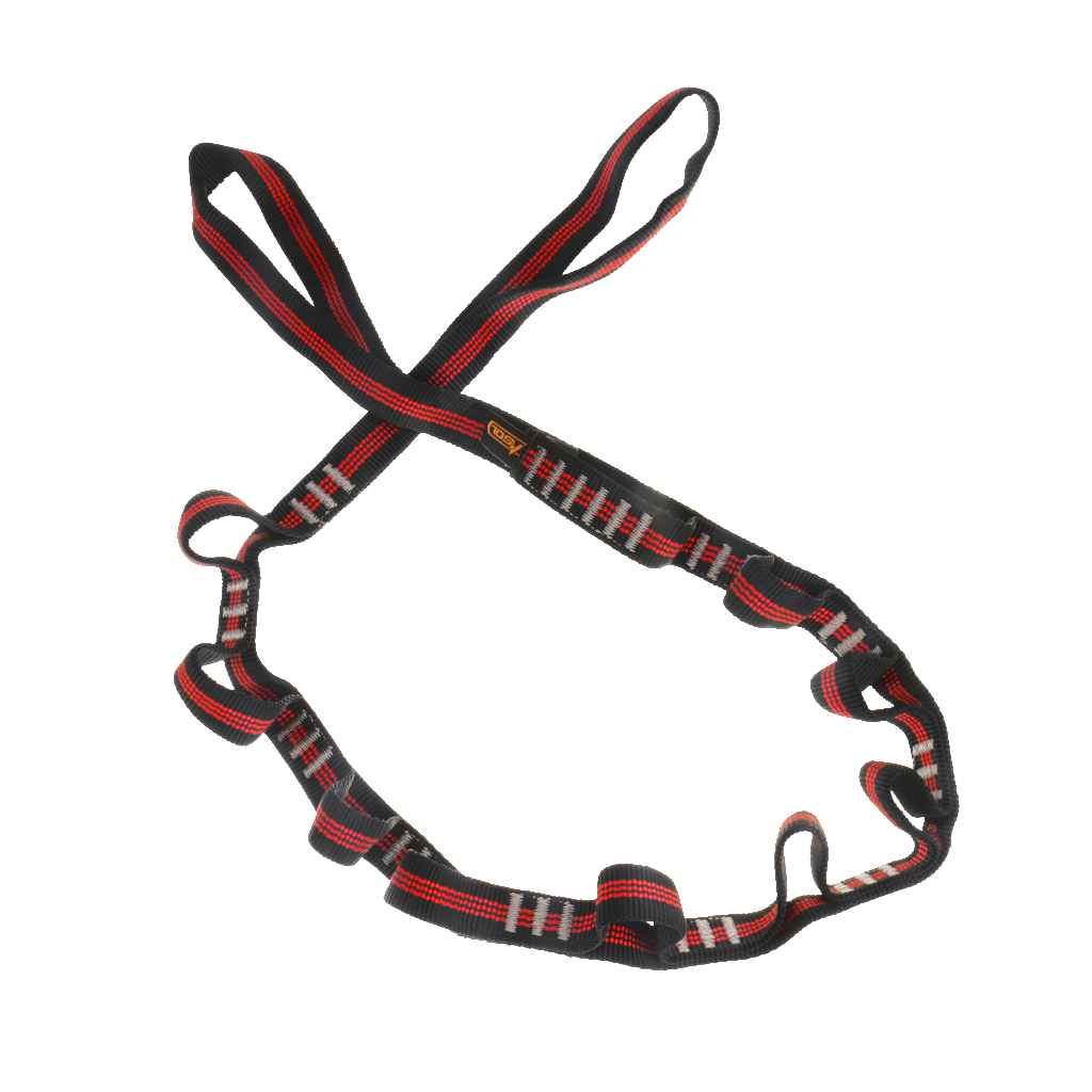 Black Rock Tree Climbing Areial Yoga Daisy Chain Downhill Loop Sling 180CM