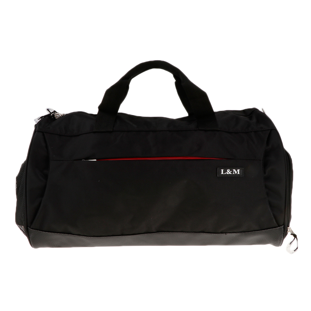 Sports Gym Bag Duffel Backpack Travel Shoulder Bag Outdoor Black