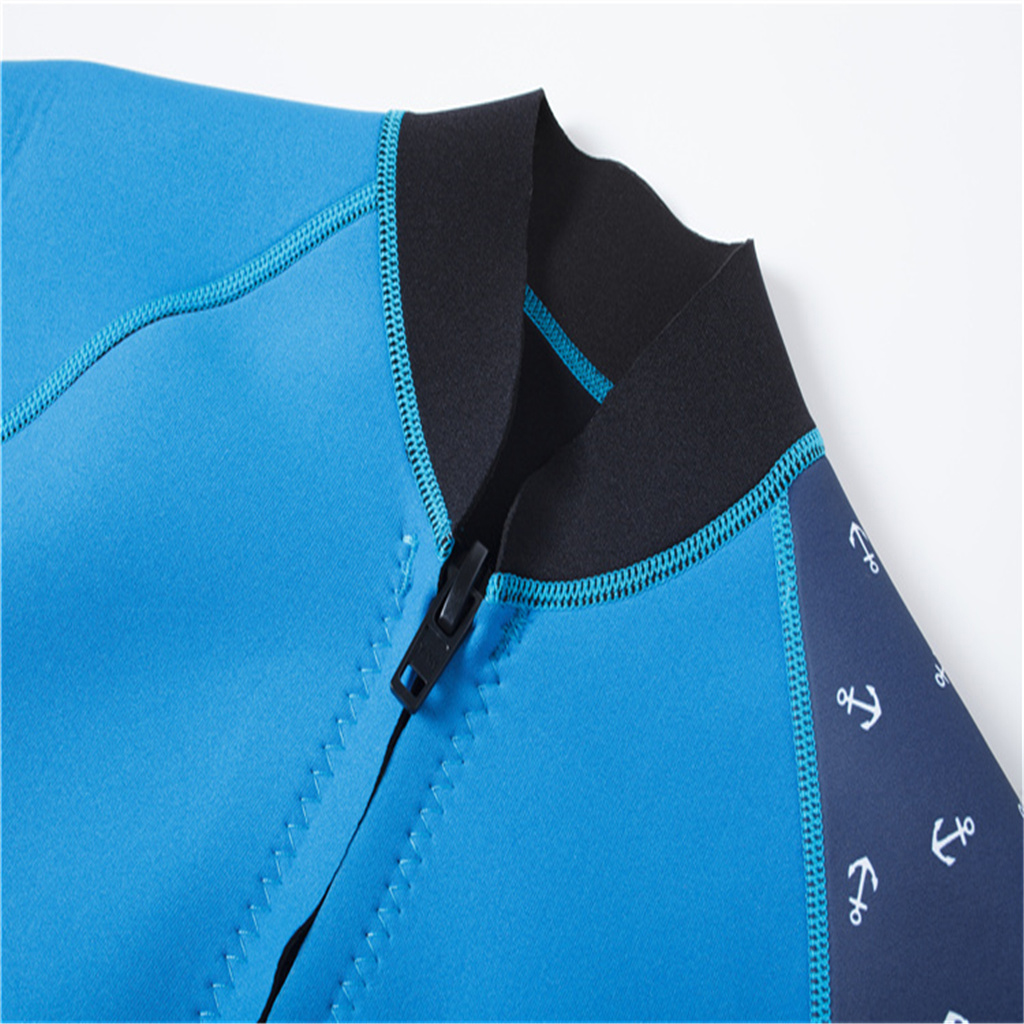 2mm Long Sleeve Front Zip Scuba Diving Jacket Womens Spring Wetsuit Top