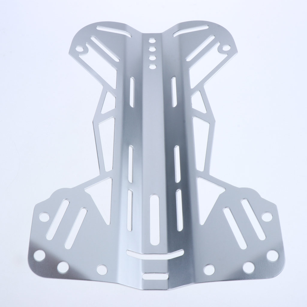 Technical Scuba Diving Hourglass Shaped Aluminum Backplate Snorkeling Part