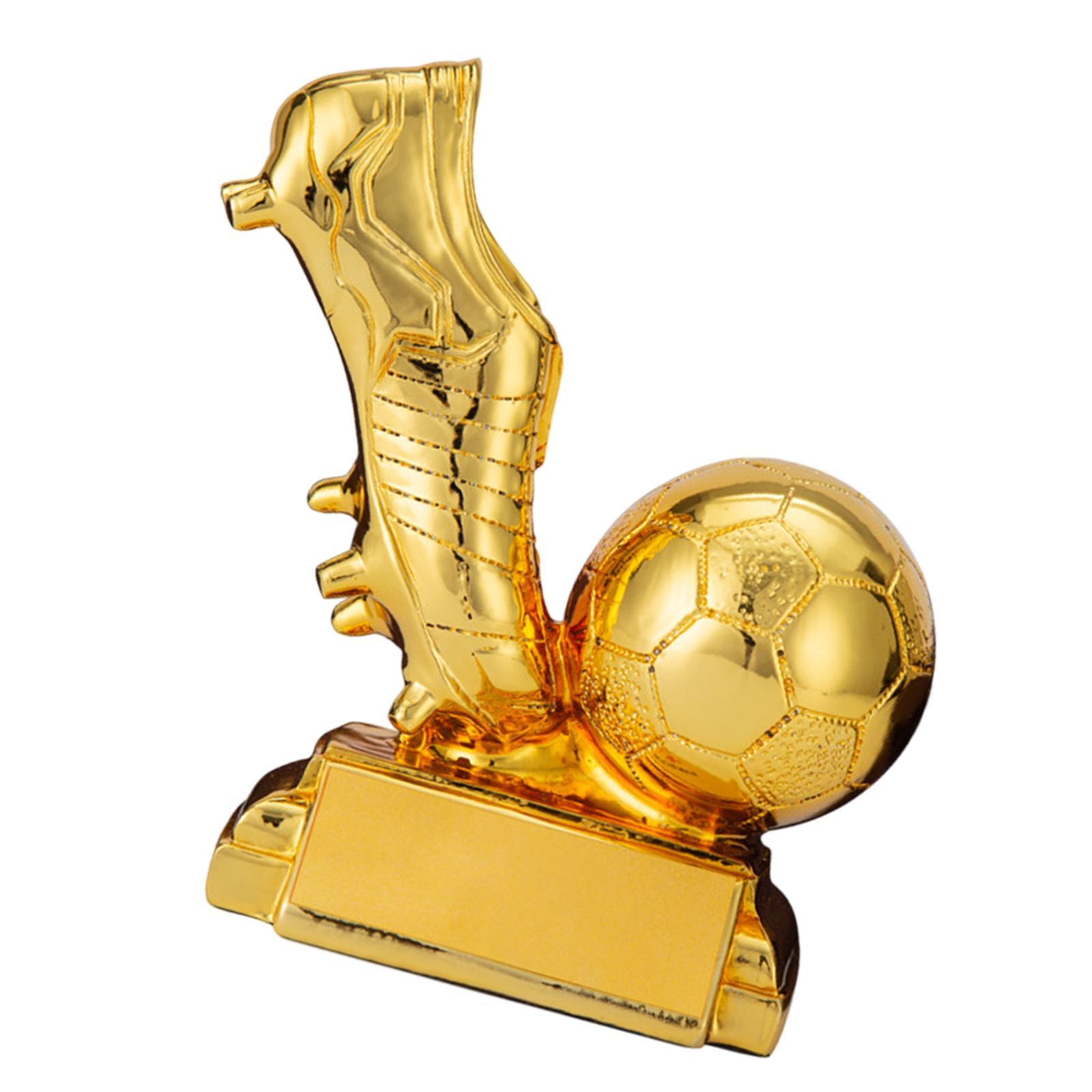Soccer Trophy Resin Gold Plating