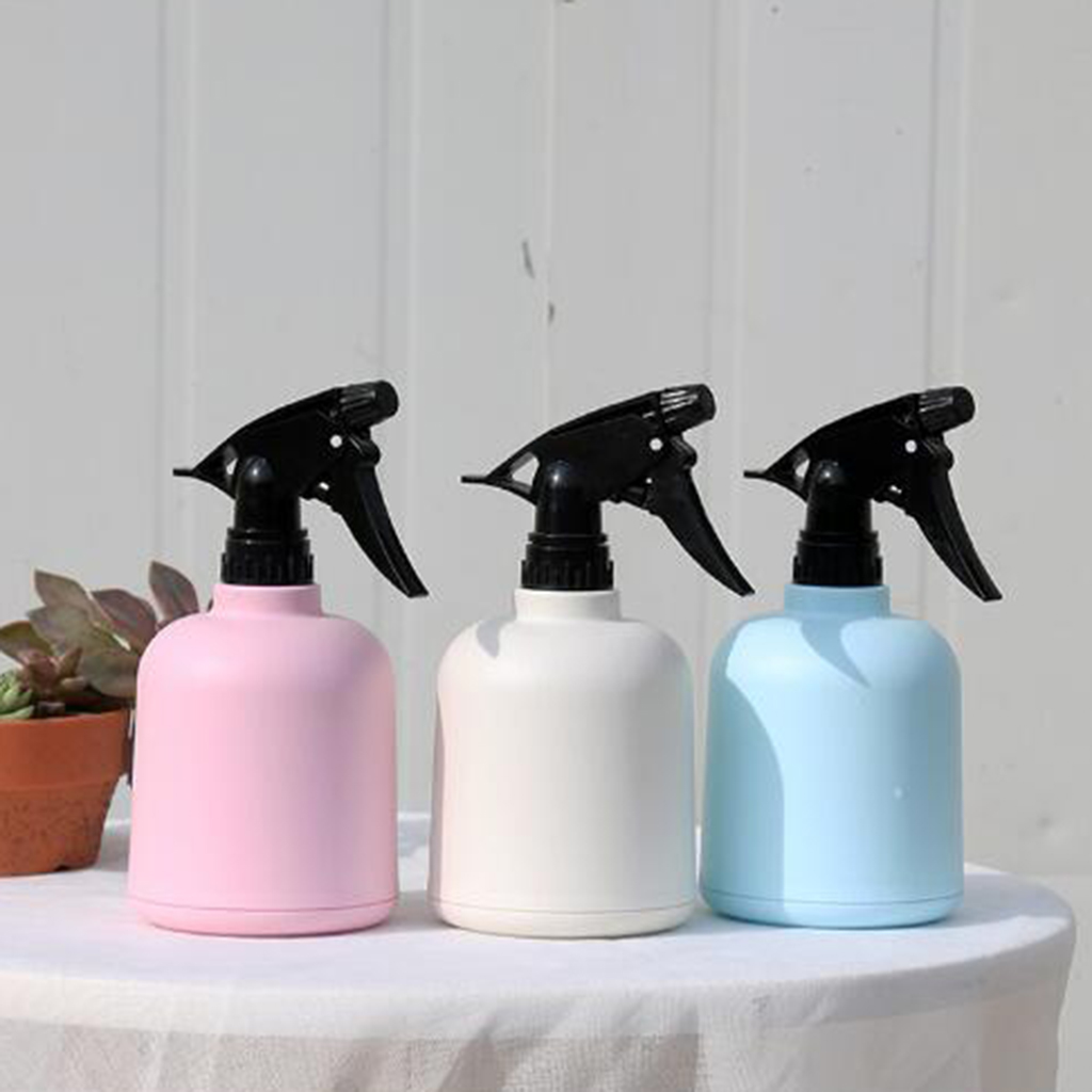 Hand Water Sprayer Plastic Pot Portable Bottle Flower Watering Can  White