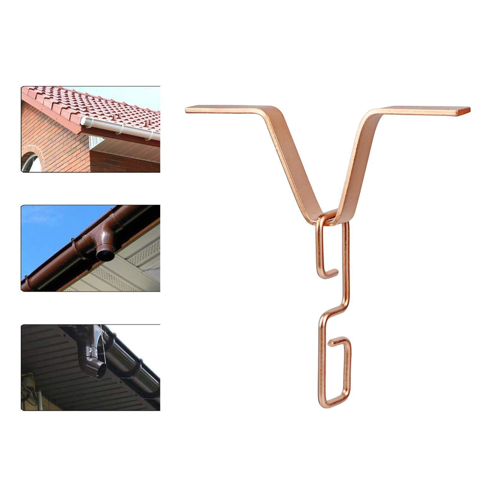 Rain Chain Gutters Adapter Clip Outside Hardware Rustproof Iron Connector