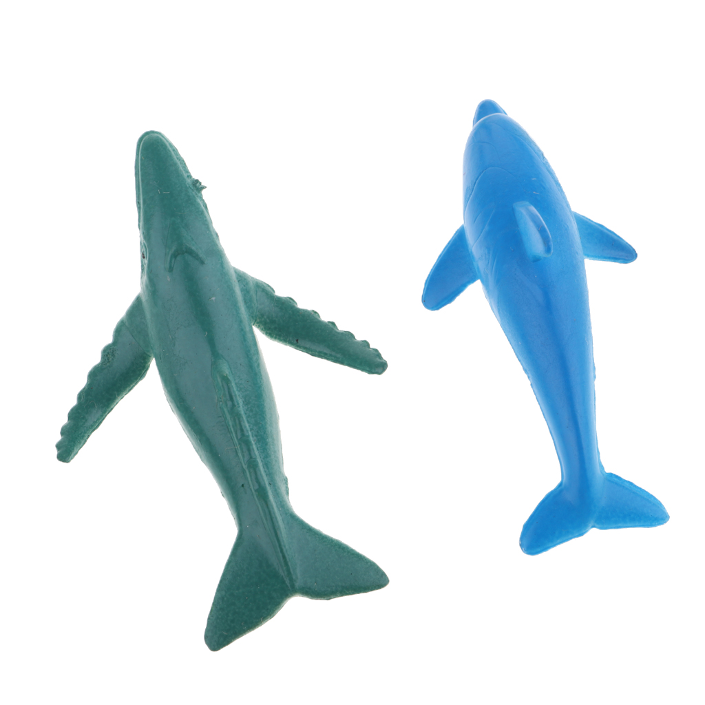 24pcs Plastic Small Ocean Animal Model Figures Kids Funny Educational Toys