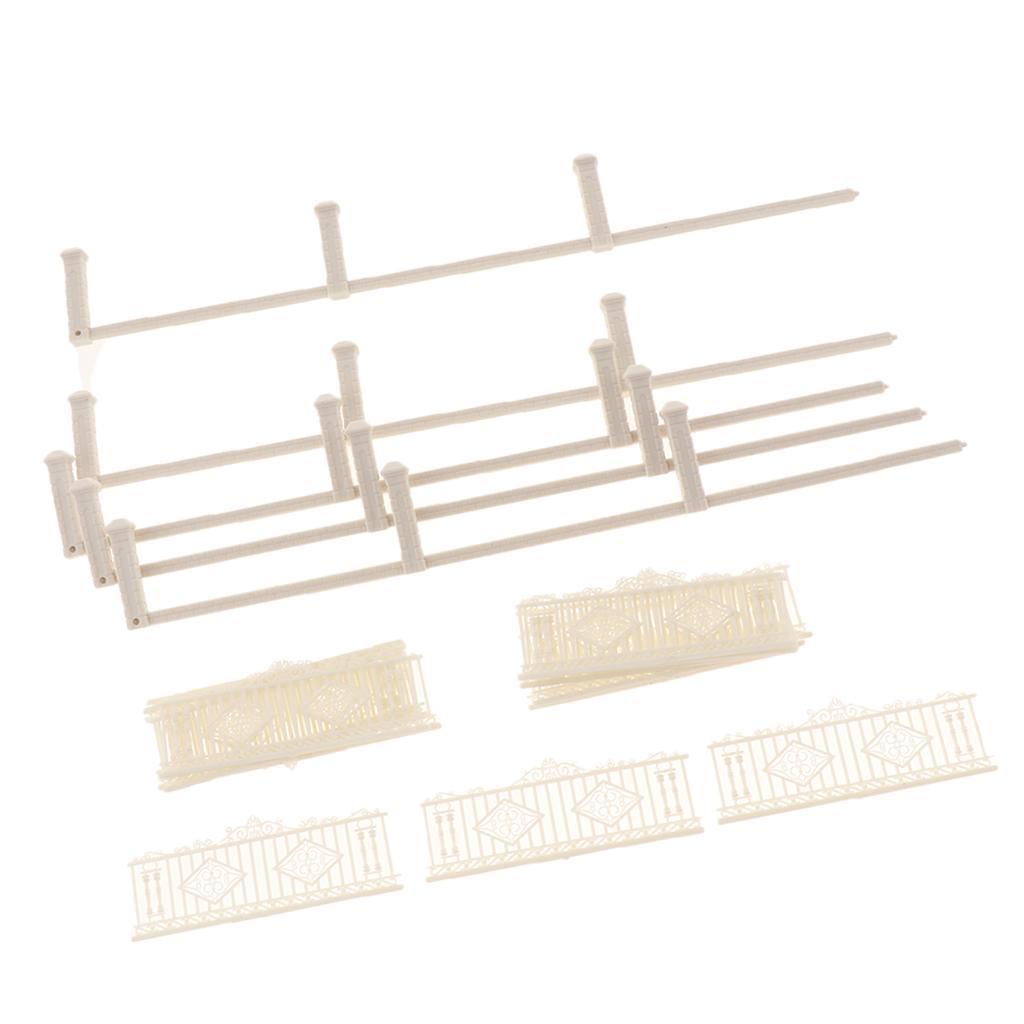 Model Fence Villa Hedge Garden Railing Construction Sand Table Model Style_6