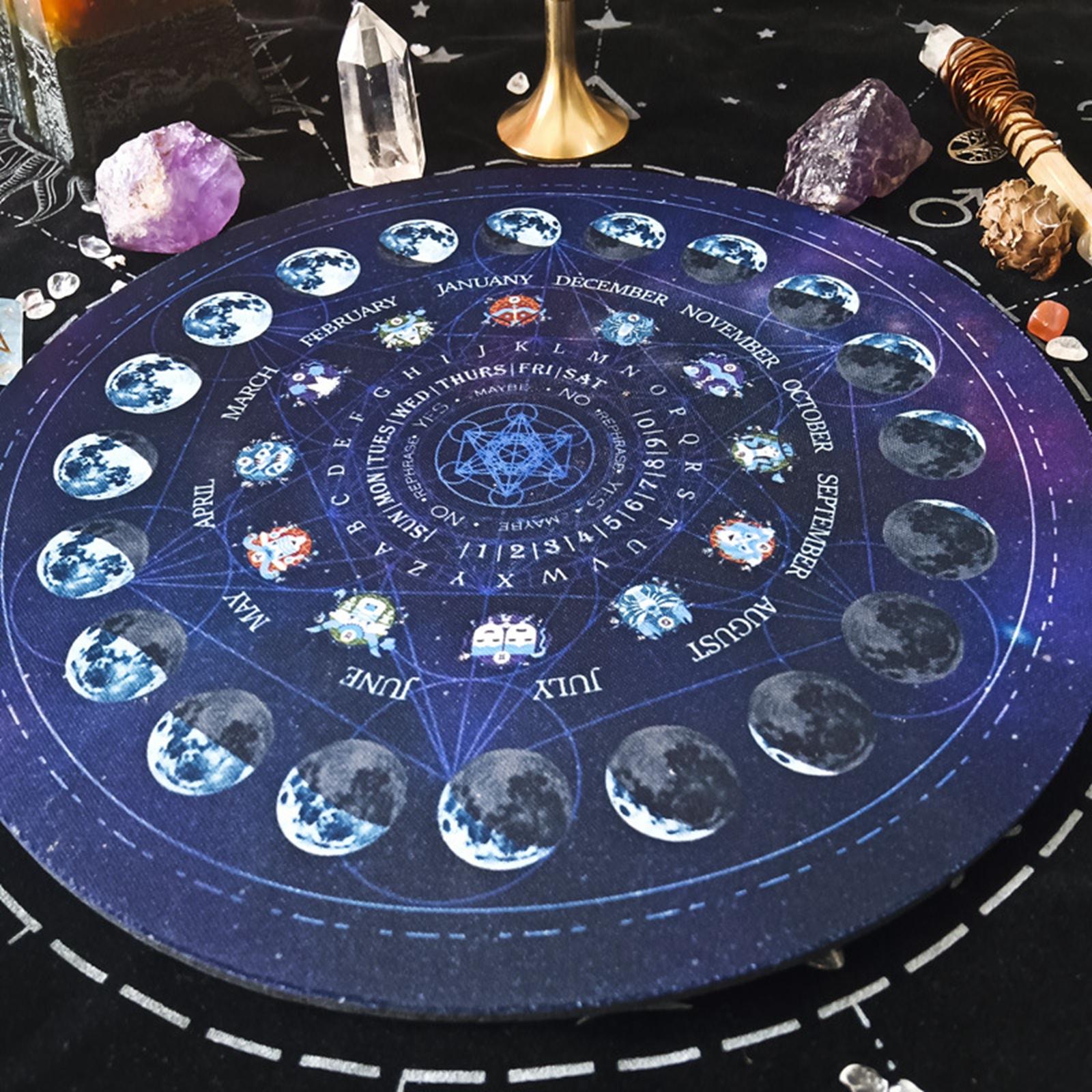 Round Alter Pagan Spiritual Celestial Deck Cloth for Astrology Divination