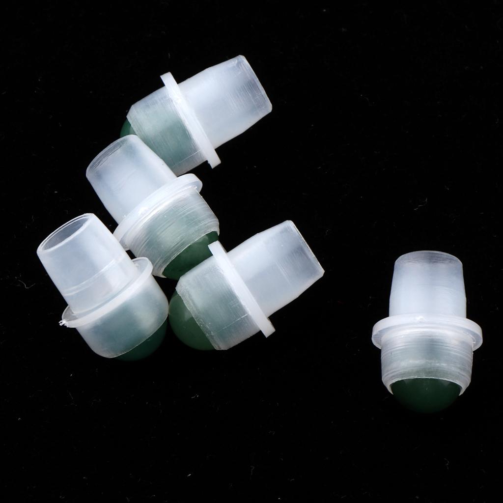 2x5Pcs Replacement Ball Roller Tops for Essential Oils Bottles  Green