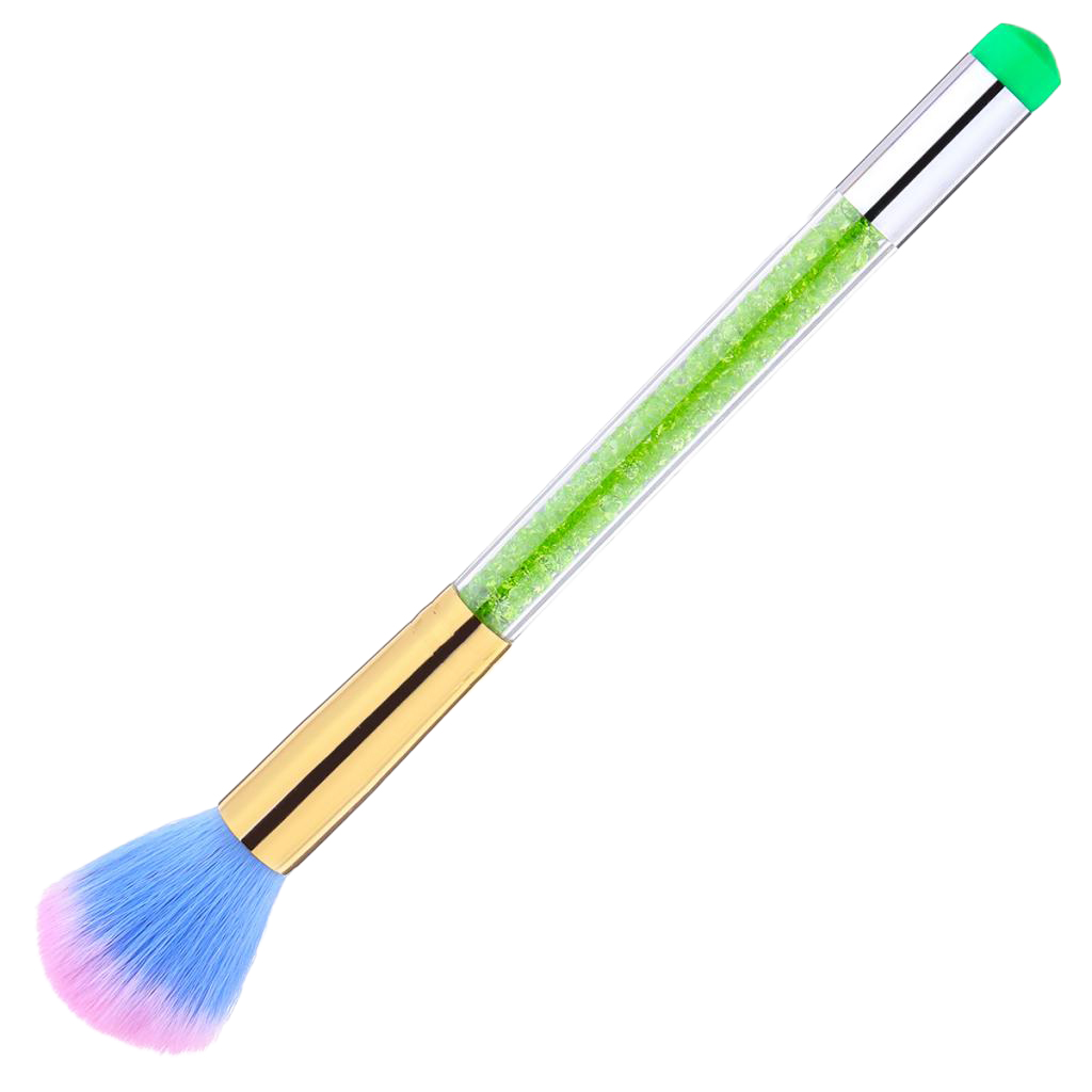 Hair Cutting Brush Neck Duster Barbers Hairdressing Dust Clean Tool Green