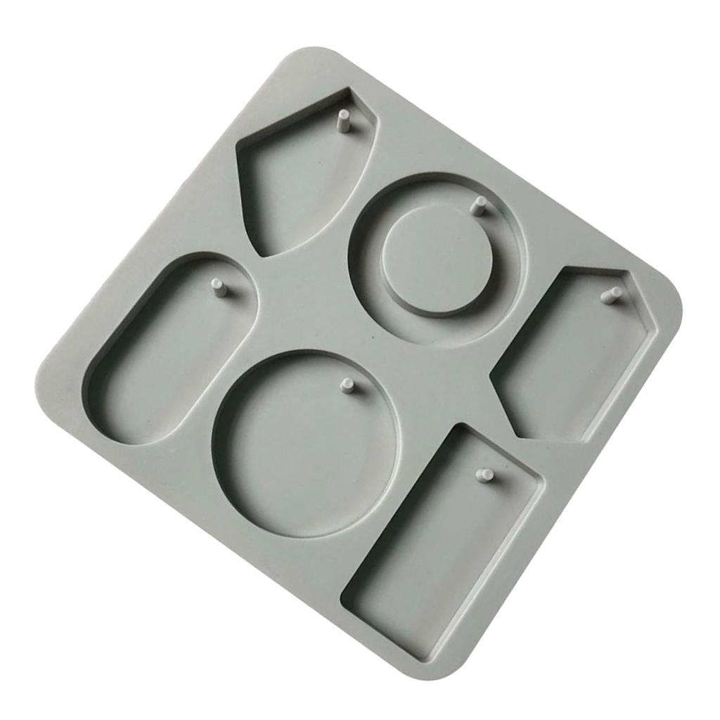 3D Candle Aroma Wax Tablet Silicone Mold E: Polygon 