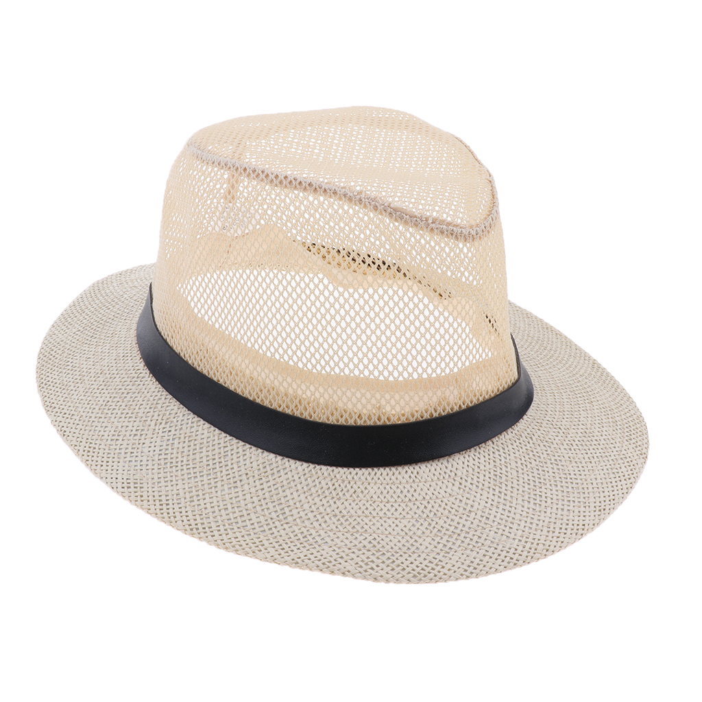 mesh fedora hat