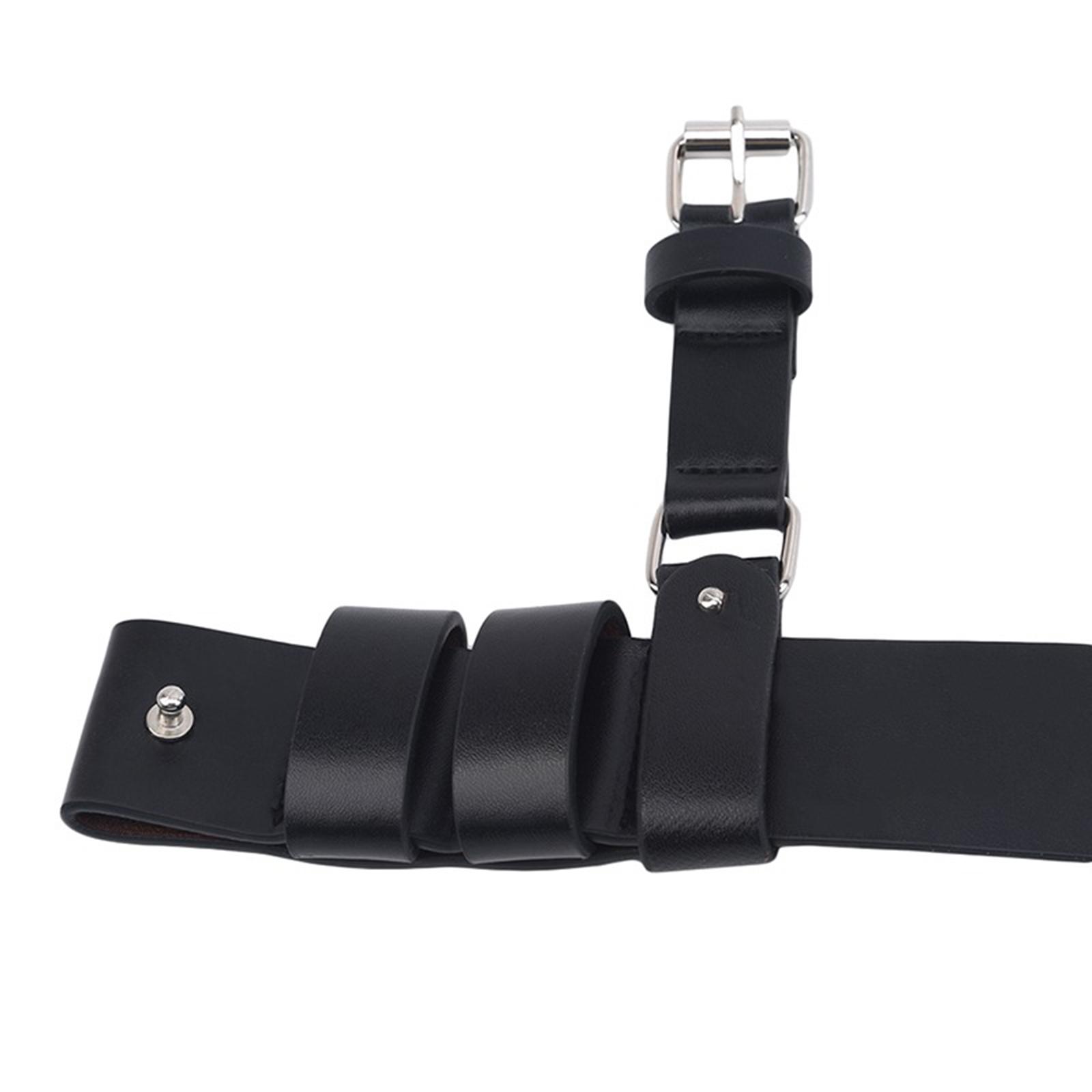 Women Body Waist Harness Belt Adjustable PU Leather Punk