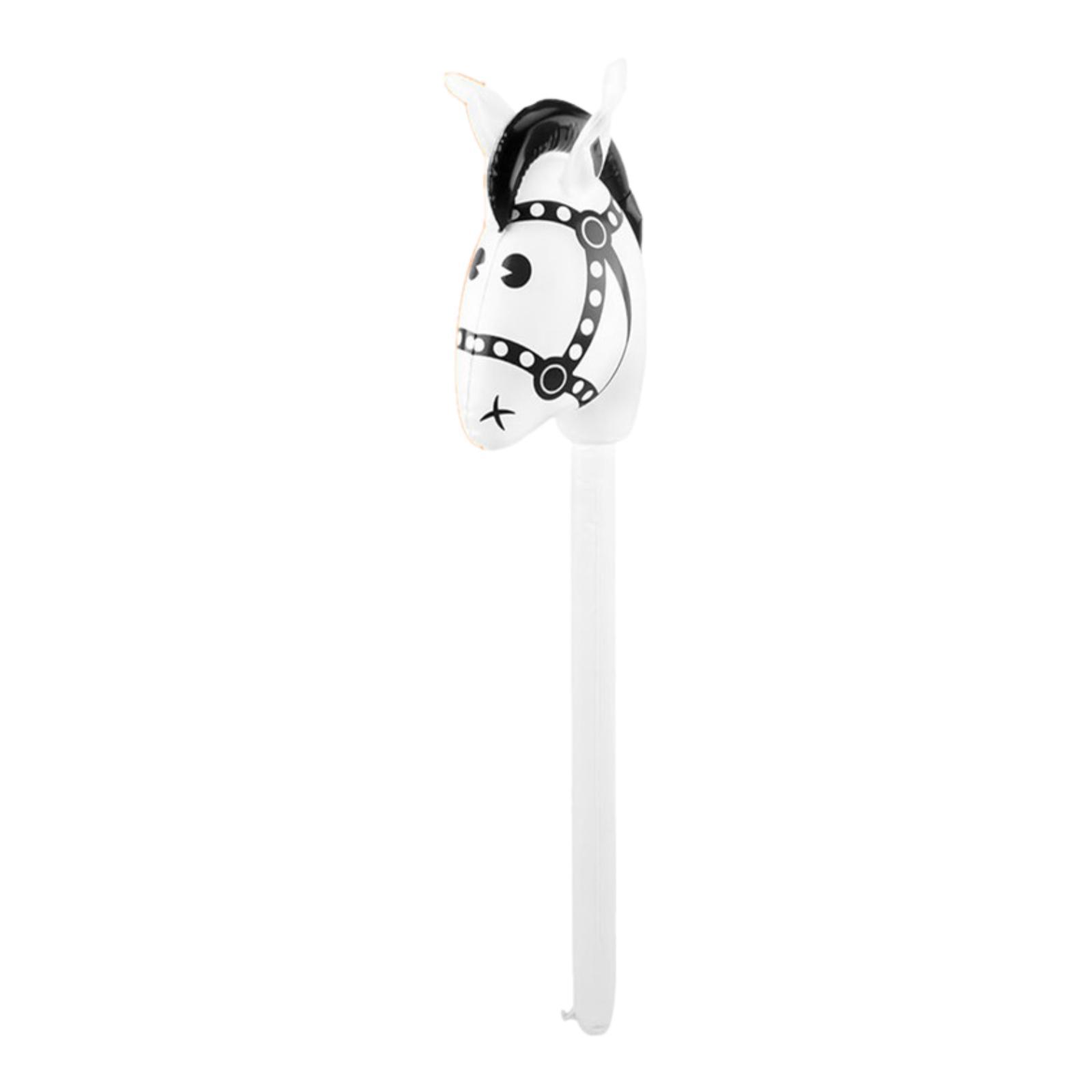 Inflatable Horse Head Stick Toy