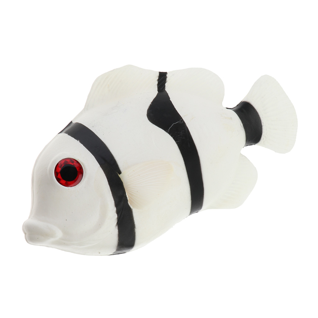 3Pcs Lifelike Artificial Clownfish Ornament for Aquarium Decortion