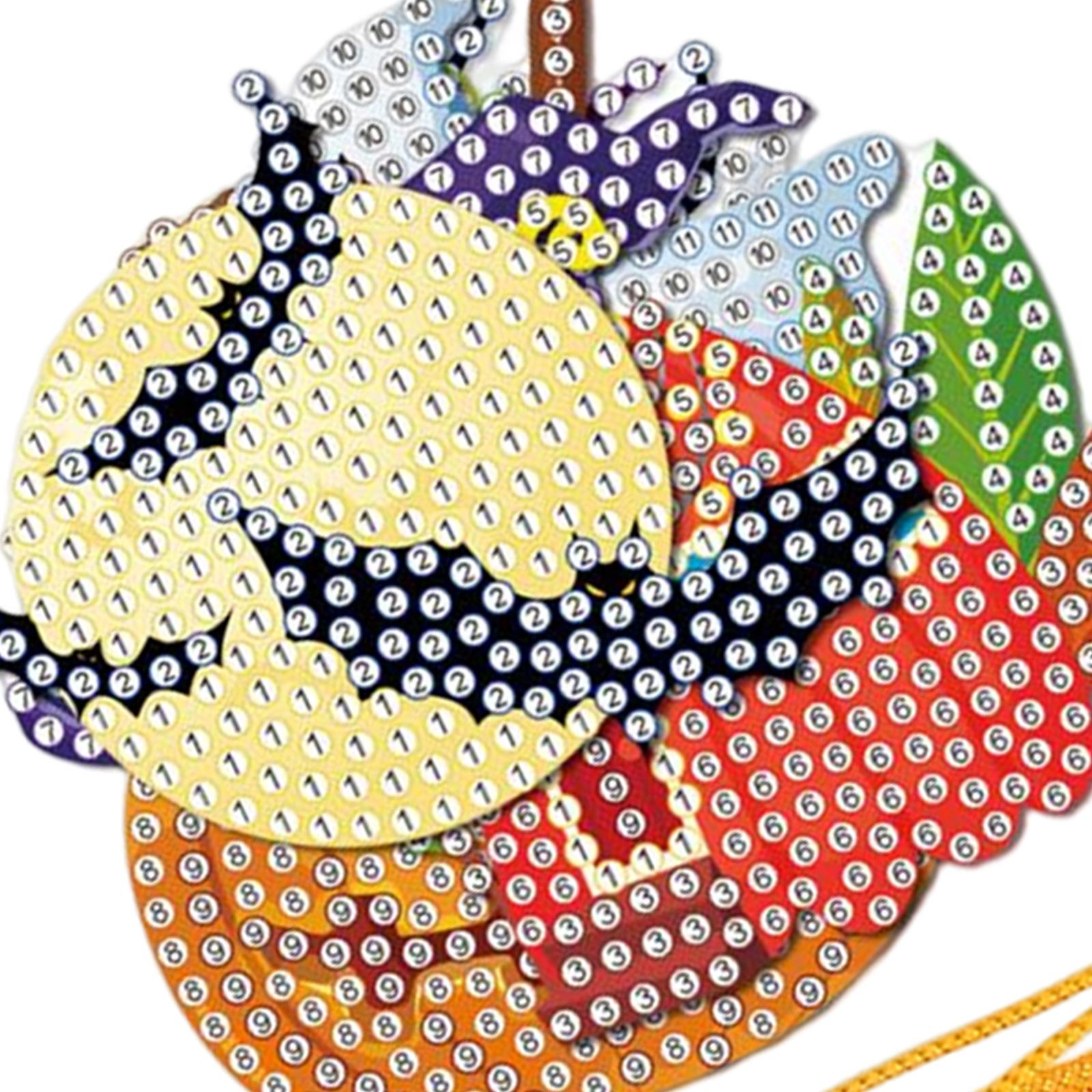 Halloween DIY Diamond Painting Pendant Kits Handcraft Accessories Portable