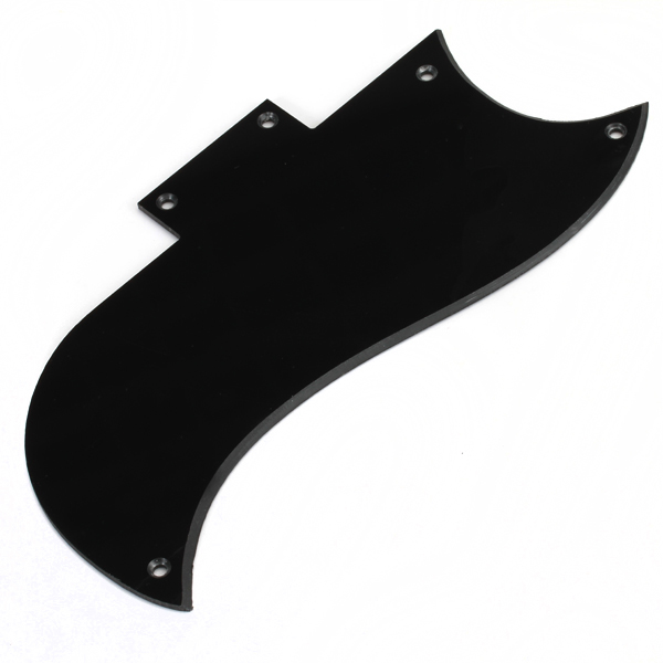 Black Pickguard Scratch Plate For SG Electric Guitar