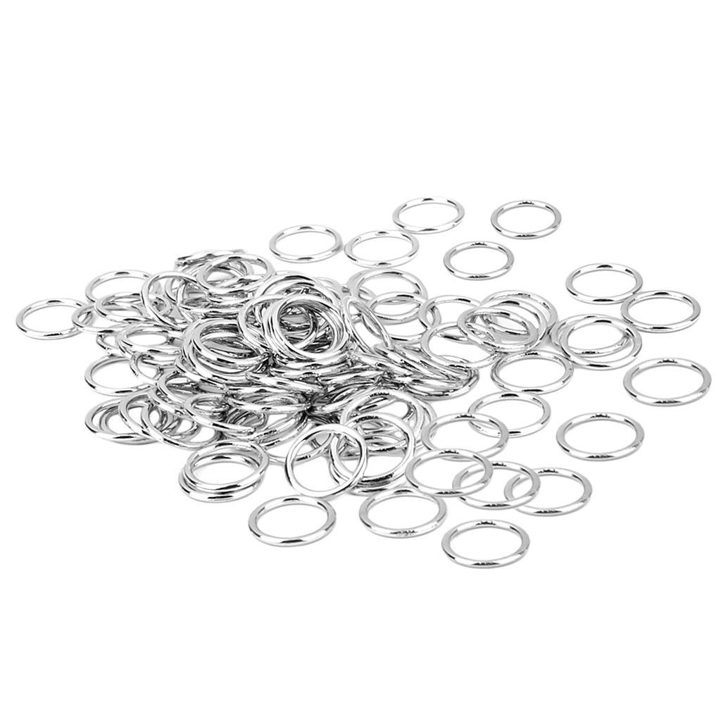 3x100pcs Metal Bra Strap Adjuster Slider/ Hooks Lingerie Sewing 10mm O Ring