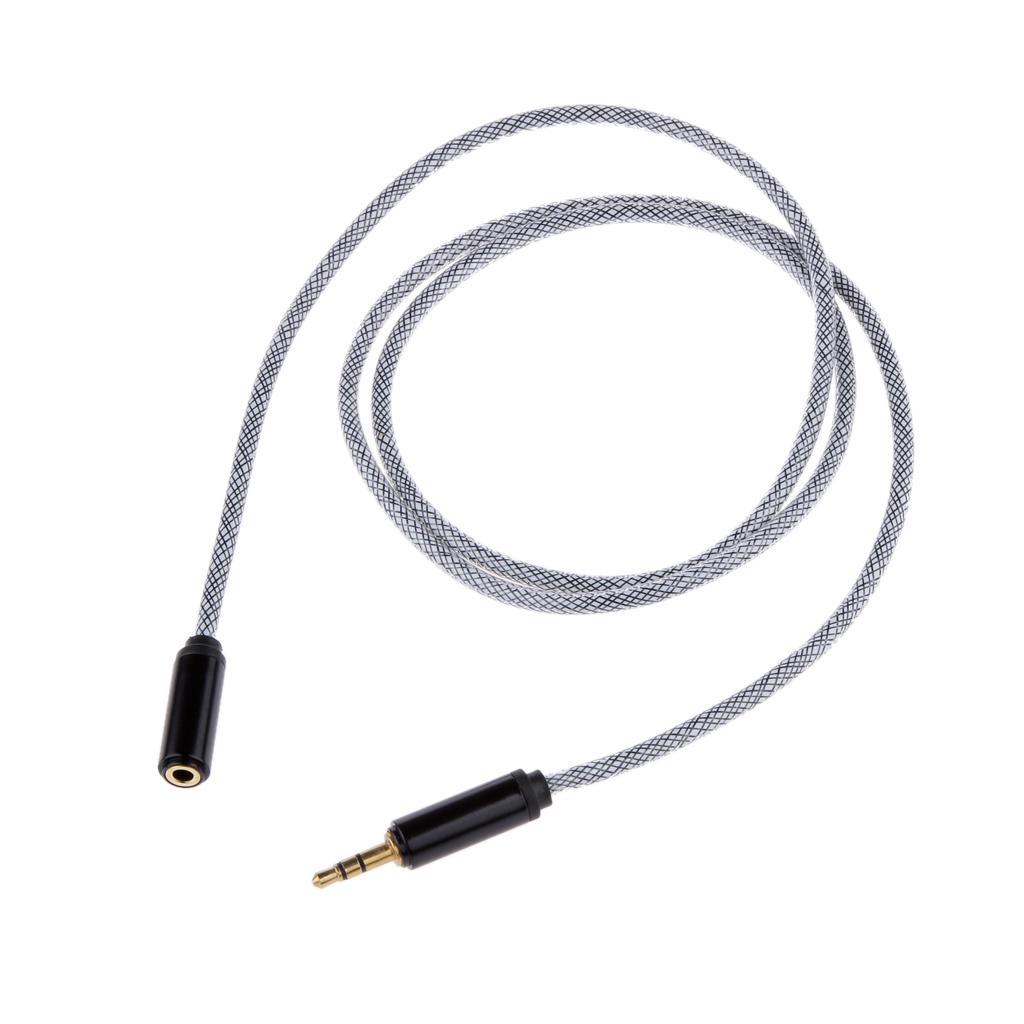 3.5mm Device Male to Female Stereo Audio Headphone