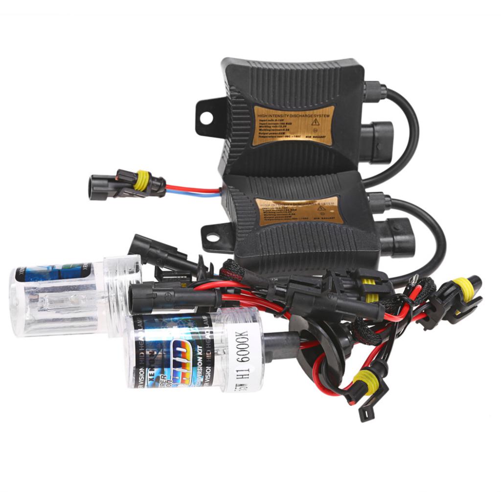 H1 6000K 55W HID Xenon Conversion Headlight Kit