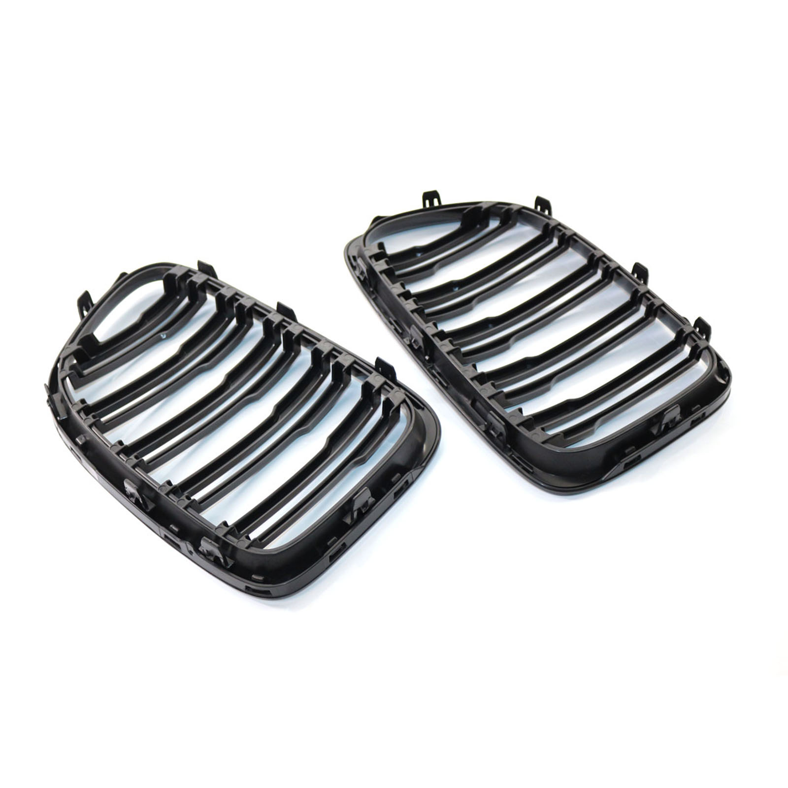 2x Front Grille Grill for BMW X1 E84 11-16 51117347669 Double Line Parts