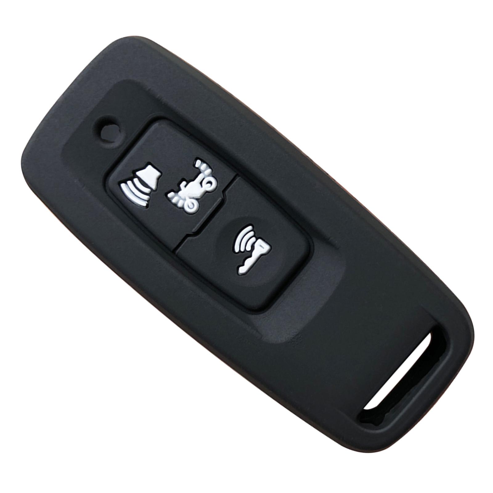 Key Cover Protective Durable Keychains Fit for Honda Pcx150 Xadv750 SH300 Black 
