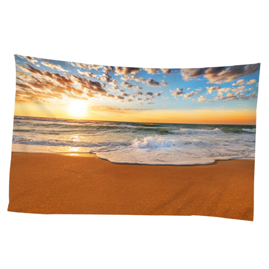 Polyester Tapestry Beach Wall Hanging Room Decor L