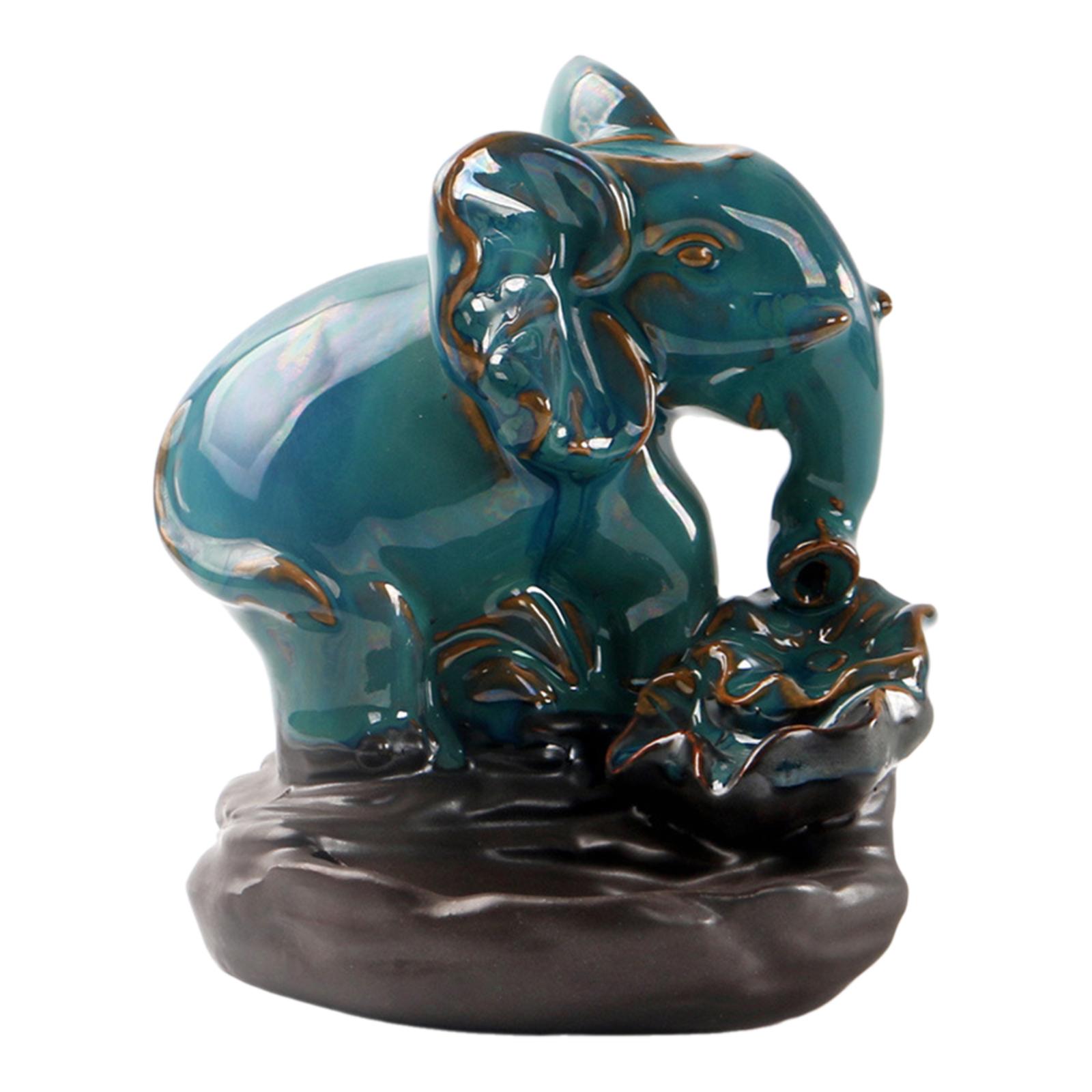 Elephant Backflow Incense Burner