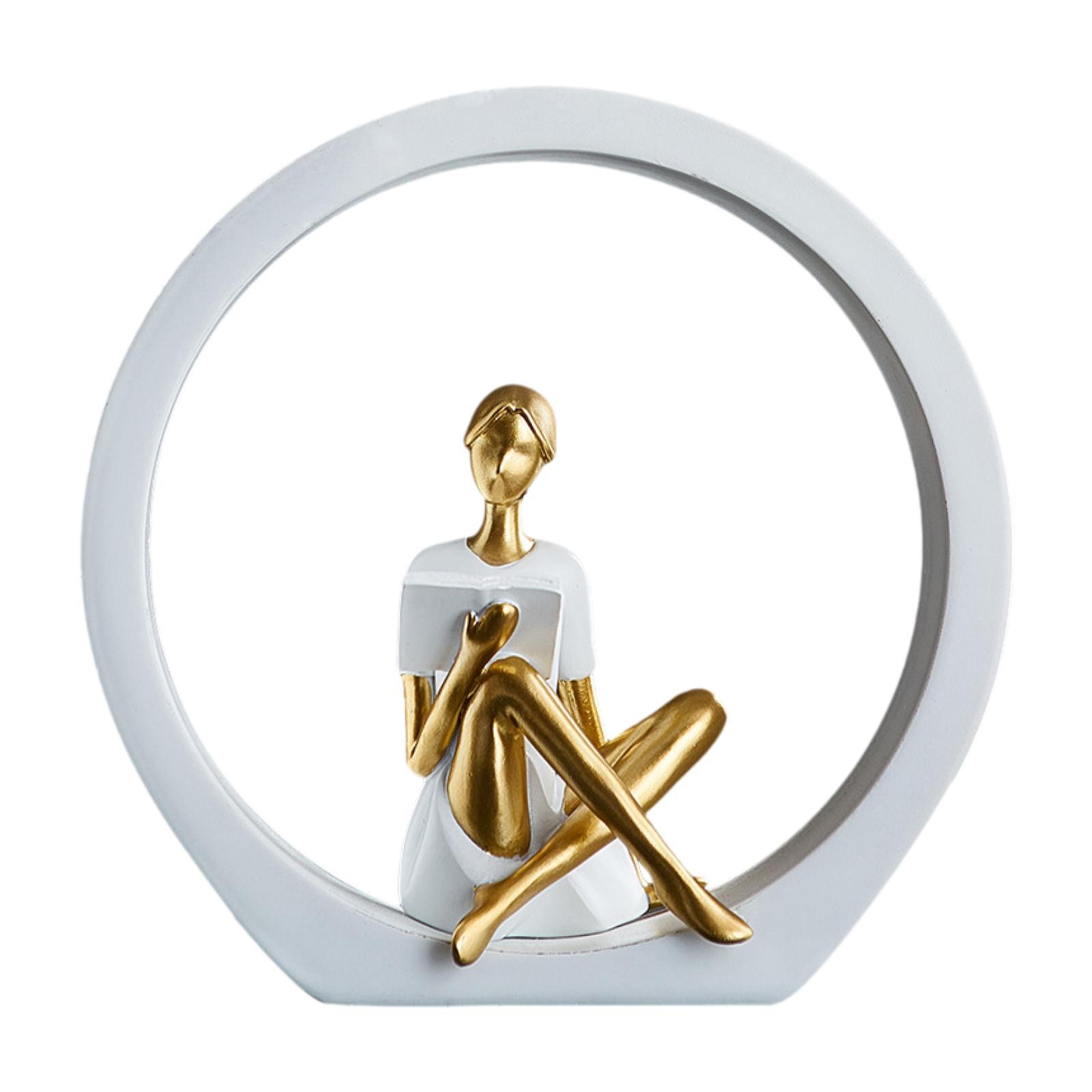 Girl Figurine Desk Statue