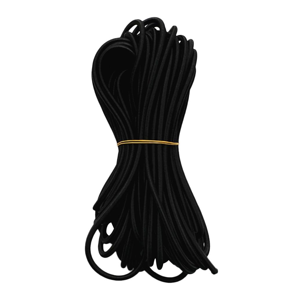 1/8 x 10 Bungee Shock Cord Elastic Nylon Cords Kayak Stretch String Rope & Tie Down Trailer Strap Marine Grade 