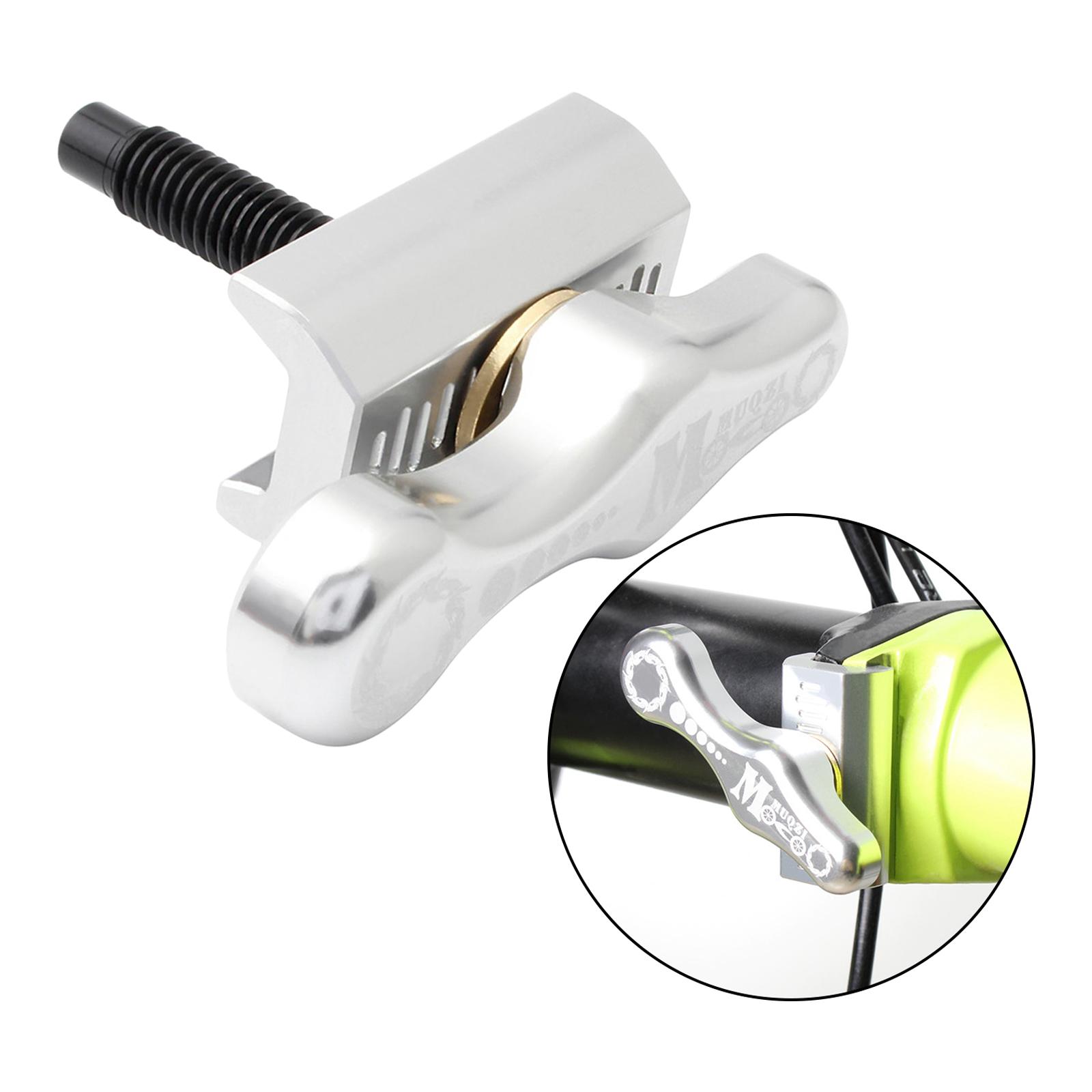 2xFolding Bike Hinge Bicycle Lever Lock Clamp Strengthen Wrench Silver